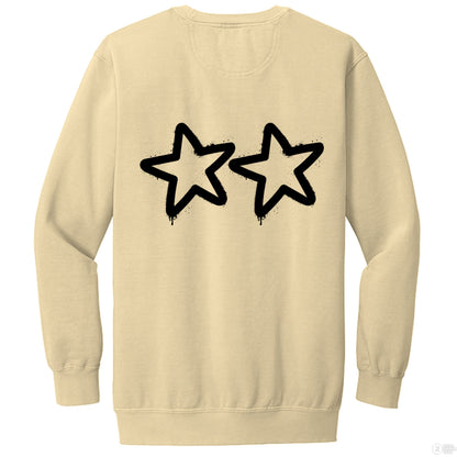 Customizable: Graffiti Stars Crewneck Sweatshirt