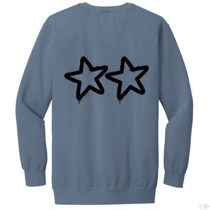 Customizable: Graffiti Stars Crewneck Sweatshirt