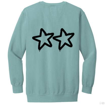 Customizable: Graffiti Stars Crewneck Sweatshirt