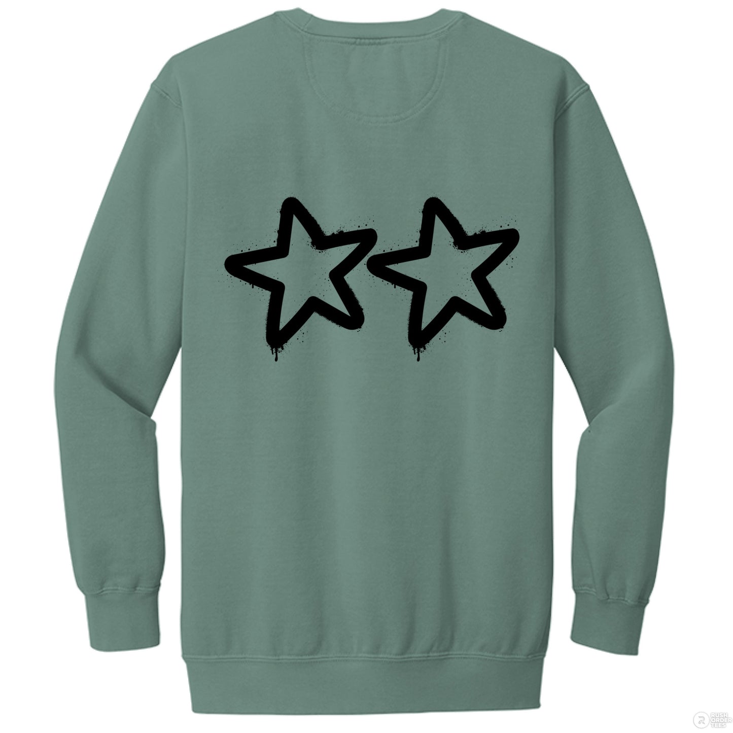 Customizable: Graffiti Stars Crewneck Sweatshirt