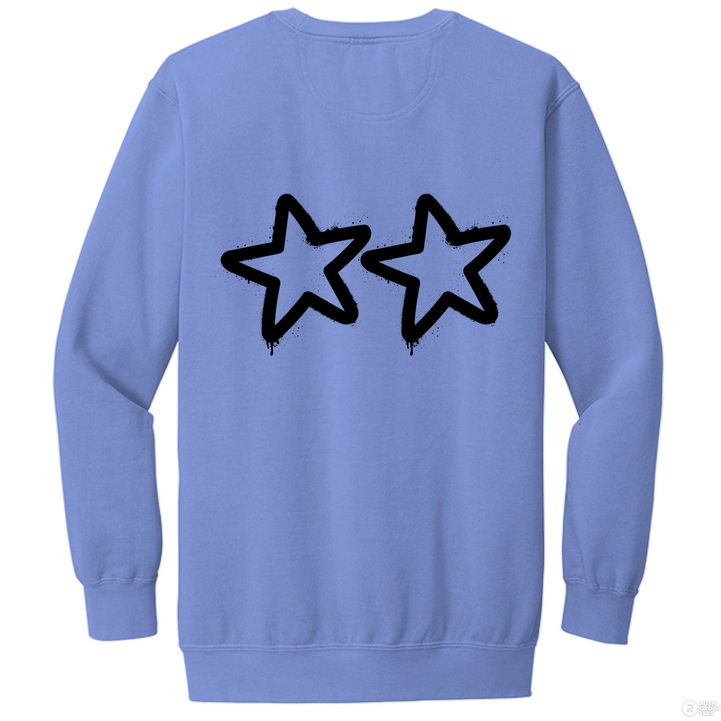 Customizable: Graffiti Stars Crewneck Sweatshirt