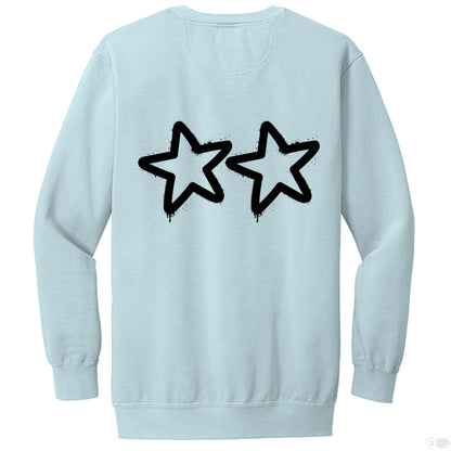 Customizable: Graffiti Stars Crewneck Sweatshirt