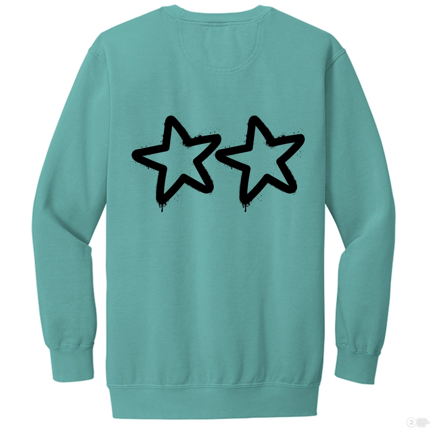 Customizable: Graffiti Stars Crewneck Sweatshirt