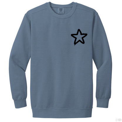 Customizable: Graffiti Stars Crewneck Sweatshirt