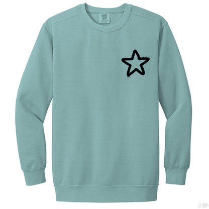 Customizable: Graffiti Stars Crewneck Sweatshirt