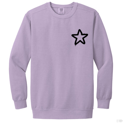 Customizable: Graffiti Stars Crewneck Sweatshirt