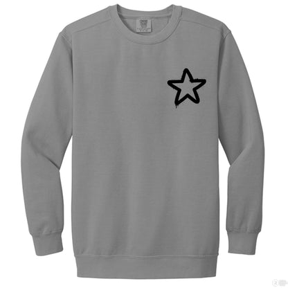 Customizable: Graffiti Stars Crewneck Sweatshirt