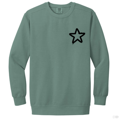 Customizable: Graffiti Stars Crewneck Sweatshirt