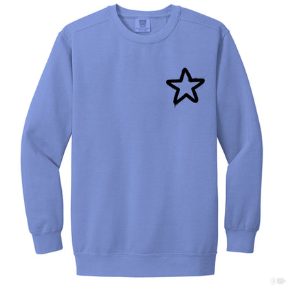 Customizable: Graffiti Stars Crewneck Sweatshirt