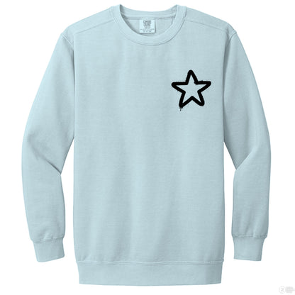 Customizable: Graffiti Stars Crewneck Sweatshirt