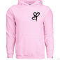 Customizable: Interlocking Graffiti Heart Heavy Blend Hoodie