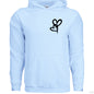 Customizable: Interlocking Graffiti Heart Heavy Blend Hoodie