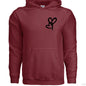 Customizable: Interlocking Graffiti Heart Heavy Blend Hoodie