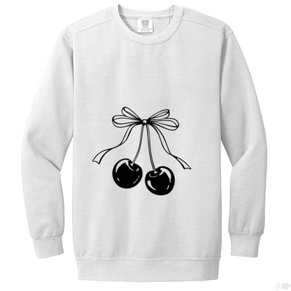 Customizable: Coquette Cherry Crewneck Sweatshirt
