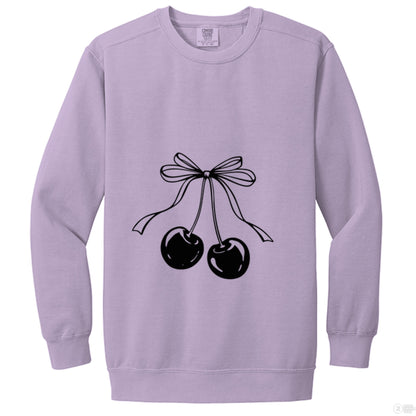 Customizable: Coquette Cherry Crewneck Sweatshirt