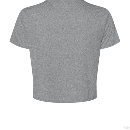 Customizable: Green Coquette Bow Flowy Cropped T-Shirt