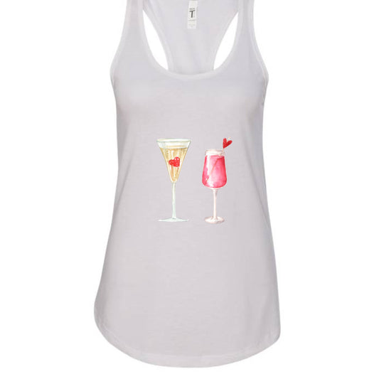 Customizable: Celebratory Drinks Racerback Tank