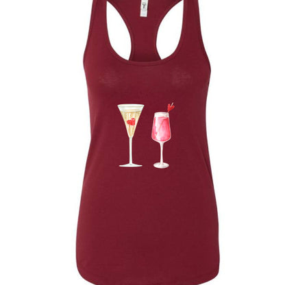 Customizable: Celebratory Drinks Racerback Tank