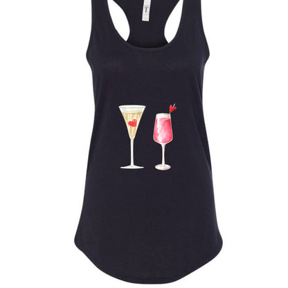 Customizable: Celebratory Drinks Racerback Tank