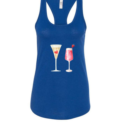 Customizable: Celebratory Drinks Racerback Tank