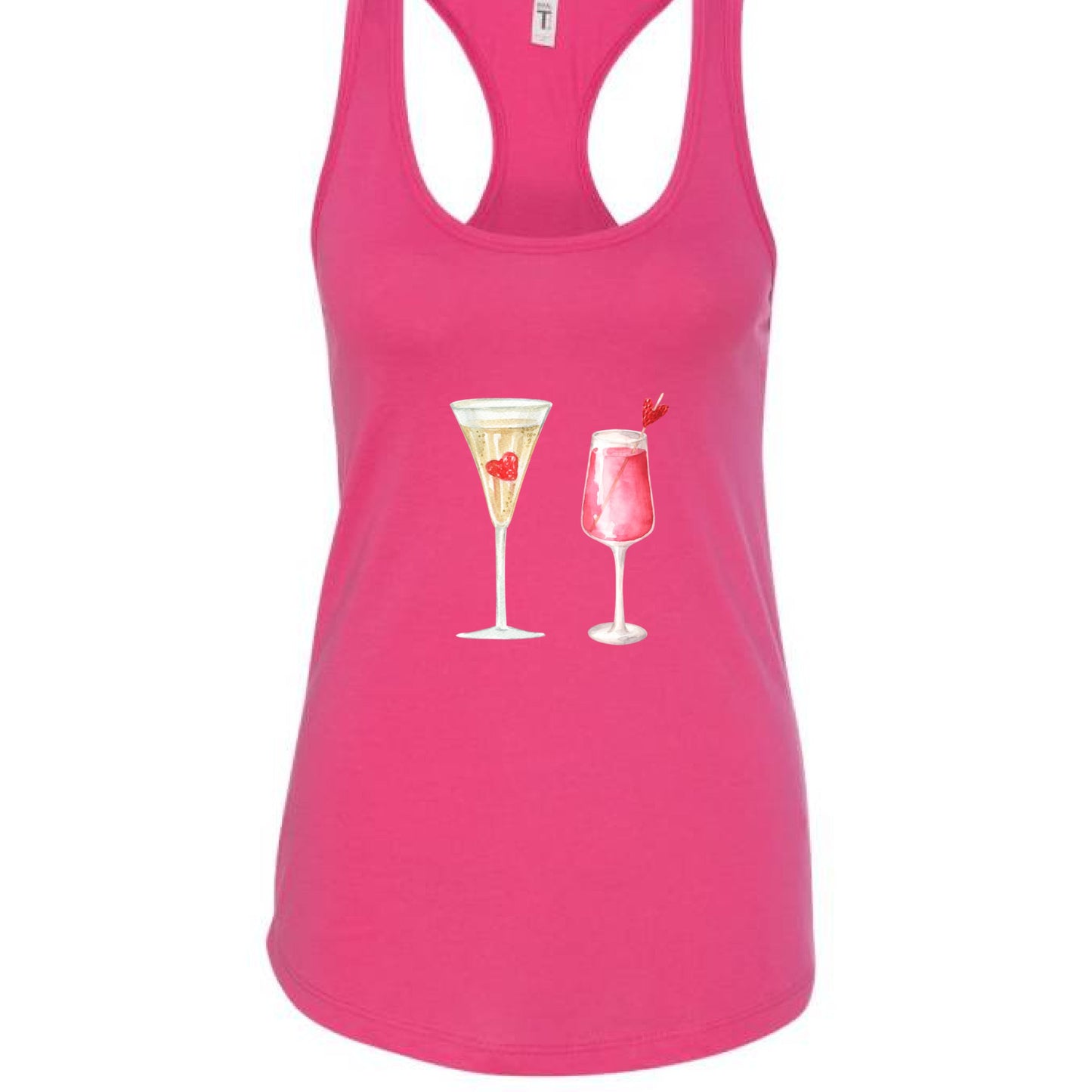 Customizable: Celebratory Drinks Racerback Tank