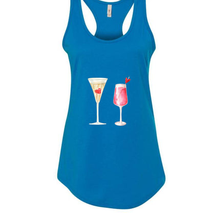 Customizable: Celebratory Drinks Racerback Tank
