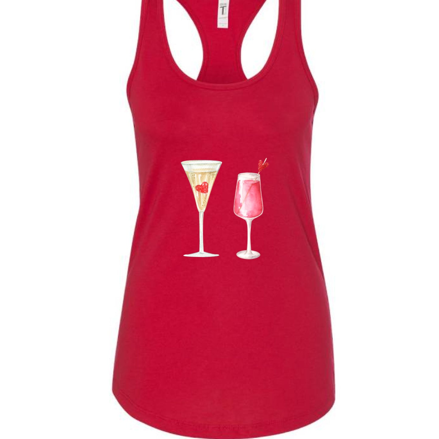 Customizable: Celebratory Drinks Racerback Tank