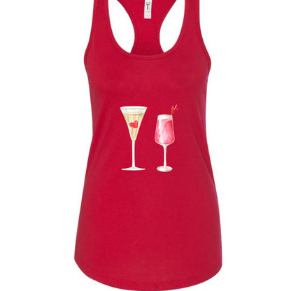 Customizable: Celebratory Drinks Racerback Tank