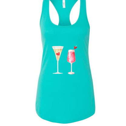 Customizable: Celebratory Drinks Racerback Tank