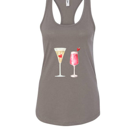 Customizable: Celebratory Drinks Racerback Tank