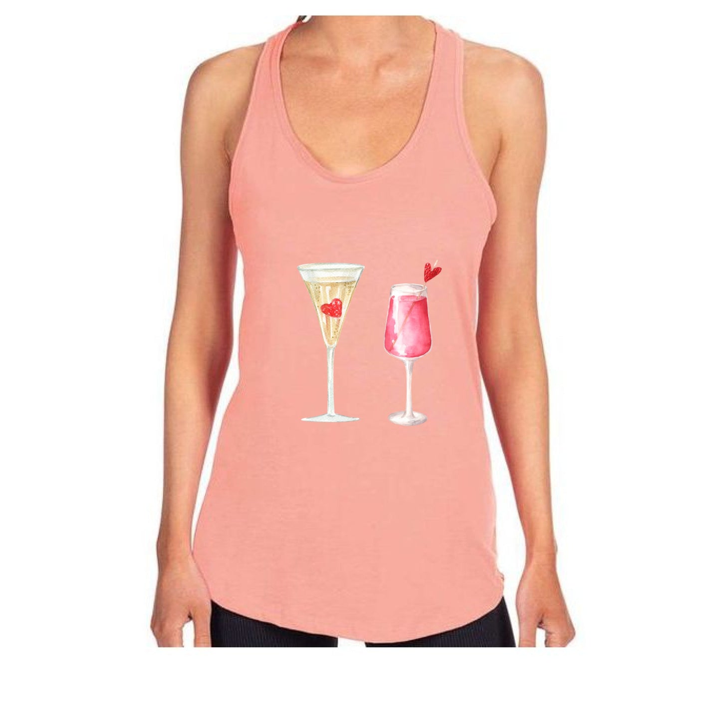 Customizable: Celebratory Drinks Racerback Tank