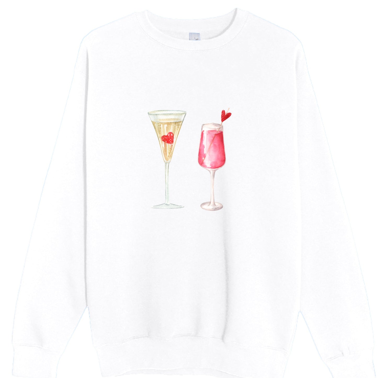 Customizable: Celebratory Drinks Crewneck Sweatshirt