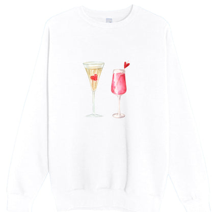 Customizable: Celebratory Drinks Crewneck Sweatshirt