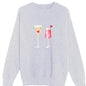 Customizable: Celebratory Drinks Crewneck Sweatshirt