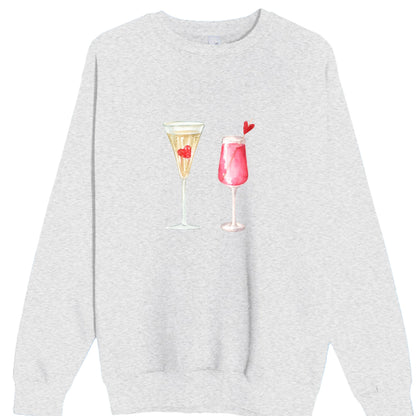 Customizable: Celebratory Drinks Crewneck Sweatshirt