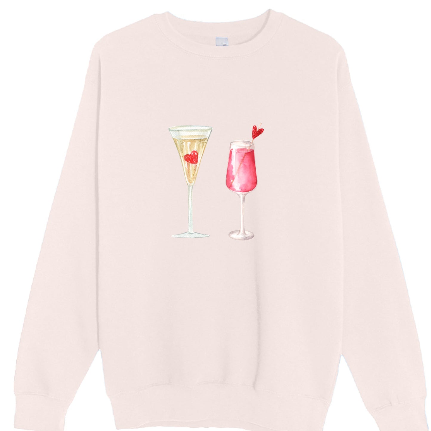 Customizable: Celebratory Drinks Crewneck Sweatshirt