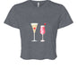 Customizable: Celebratory Drinks Cropped T-Shirt