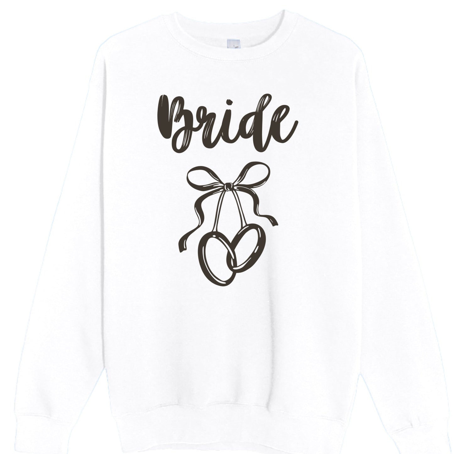 Customizable: Bride Interlocking Rings Crewneck