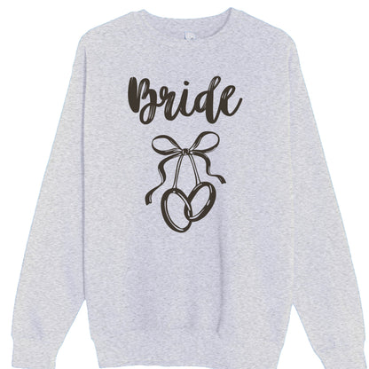 Customizable: Bride Interlocking Rings Crewneck
