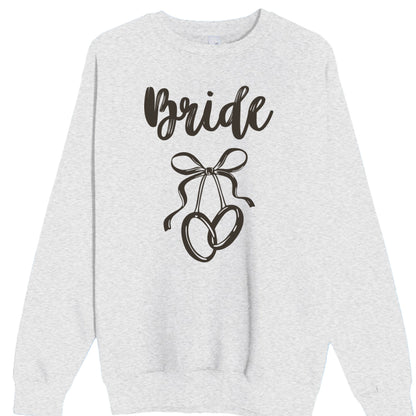 Customizable: Bride Interlocking Rings Crewneck