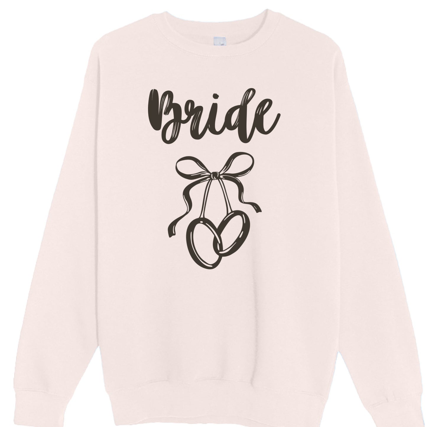 Customizable: Bride Interlocking Rings Crewneck