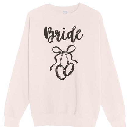 Customizable: Bride Interlocking Rings Crewneck