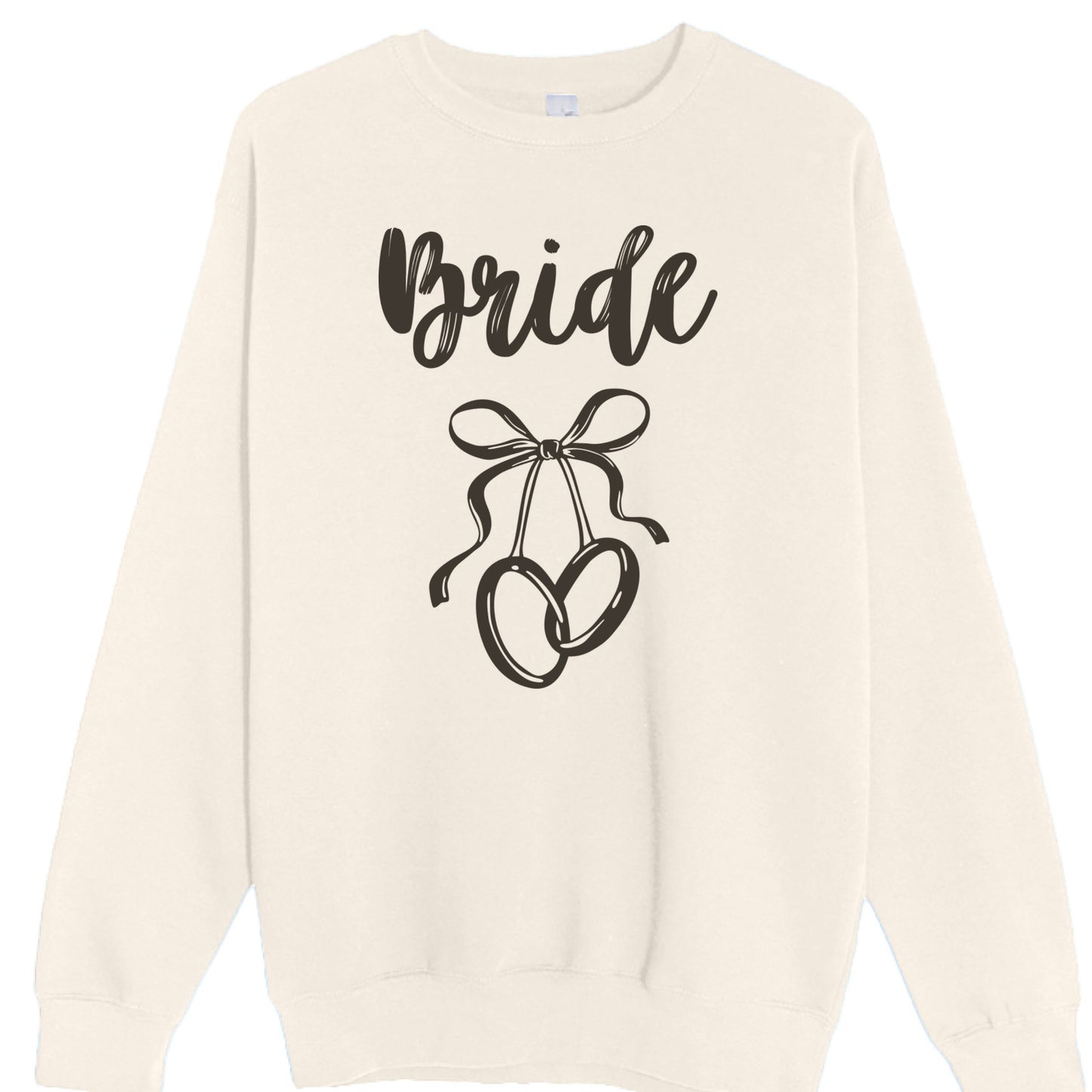 Customizable: Bride Interlocking Rings Crewneck