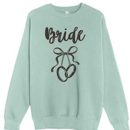 Customizable: Bride Interlocking Rings Crewneck