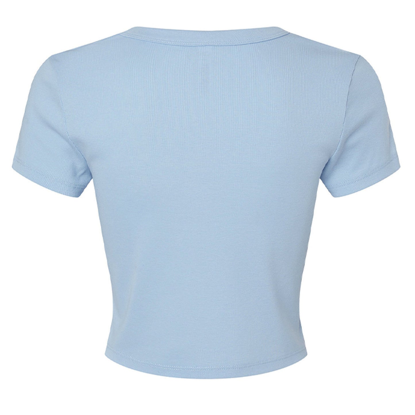 Customizable: Interlocking Rings and Coquette Bow Bride Micro Ribbed Baby Tee