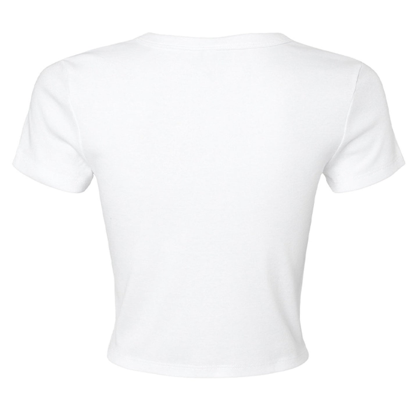 Customizable: Interlocking Rings and Coquette Bow Bride Micro Ribbed Baby Tee