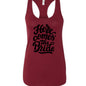 Customizable: Here Comes The Bride Racerback Tank