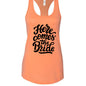 Customizable: Here Comes The Bride Racerback Tank