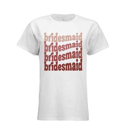 Customizable: Groovy Bridesmaid Tee