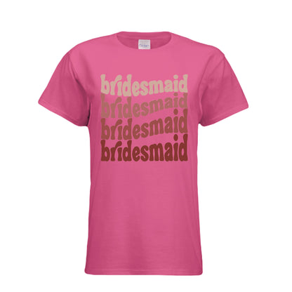 Customizable: Groovy Bridesmaid Tee